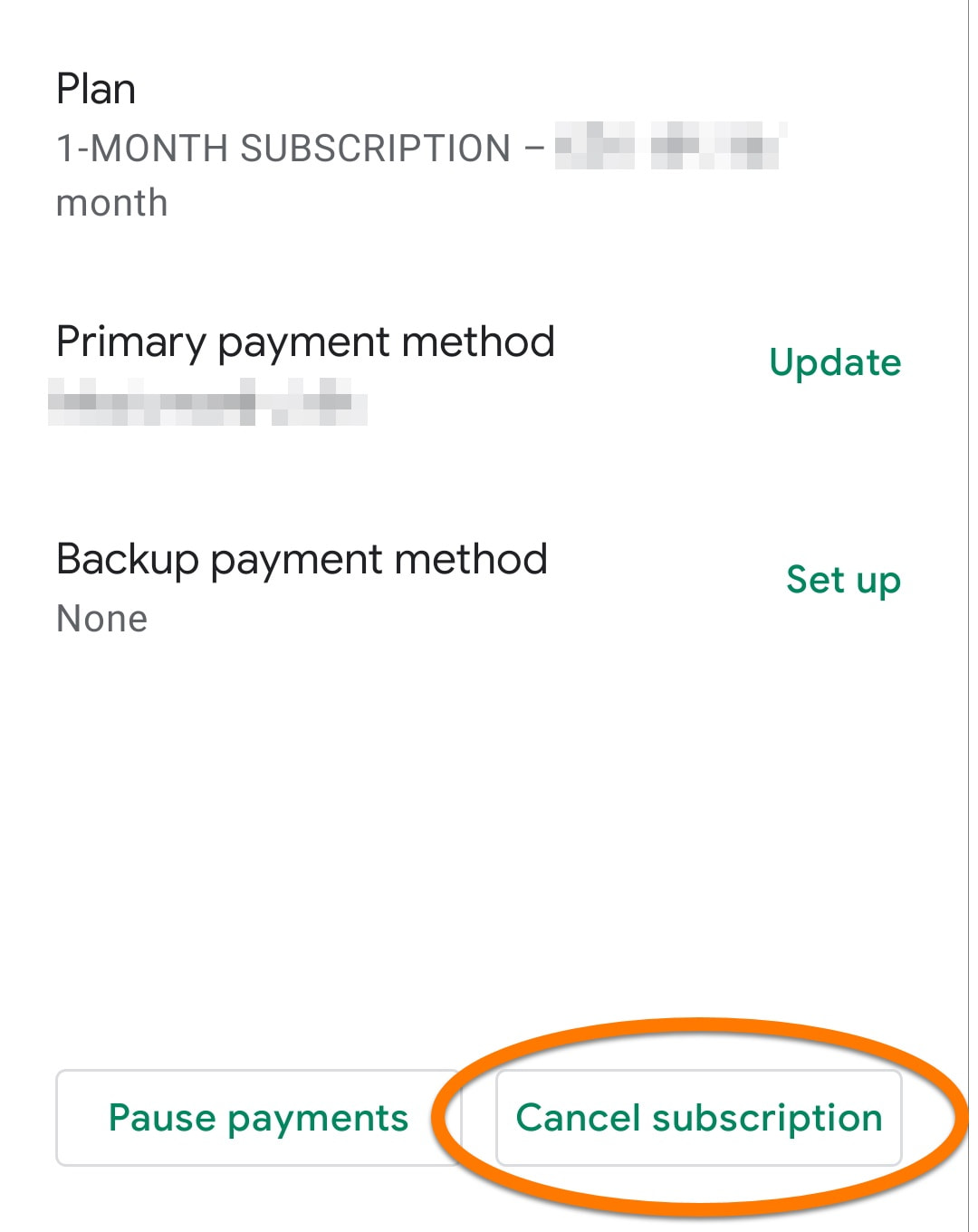 how to cancel subscriptions on avg